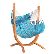 La Siesta Udine Organic Azure - Függőfotel állvánnyal